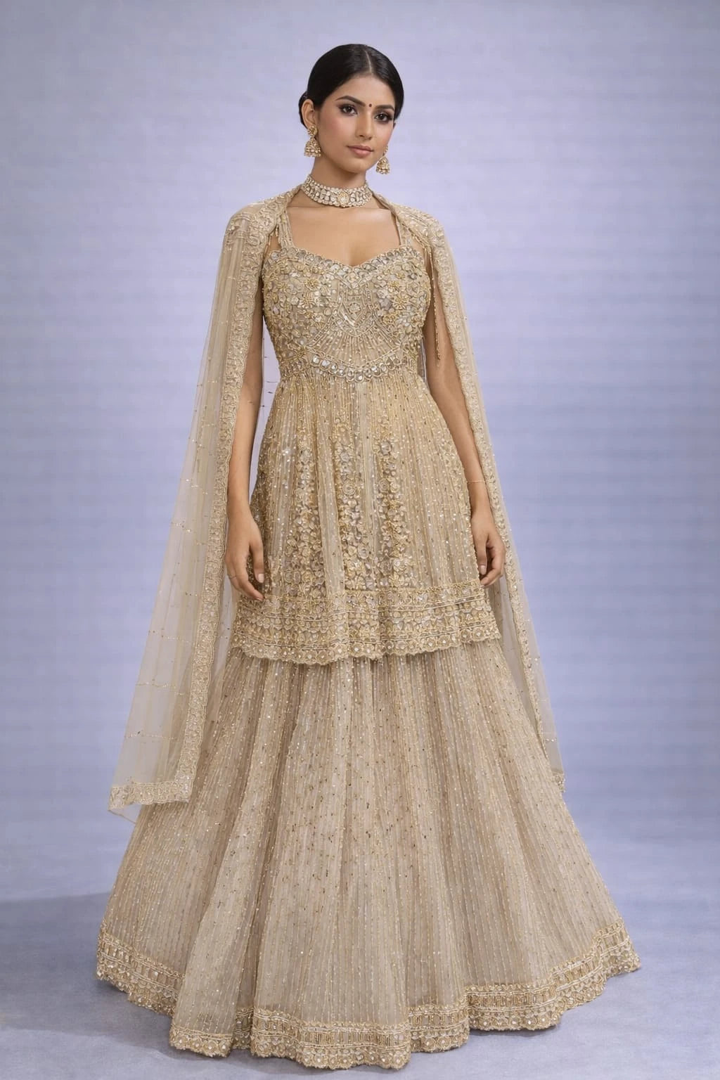 mouse western lehenga