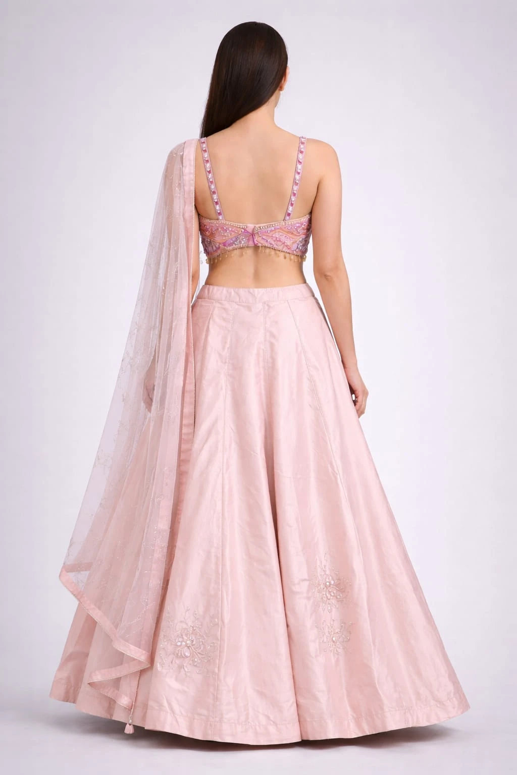 Pink traditional lehenga