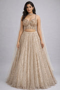 rose gold lehenga
