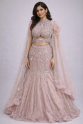 mauve lehenga 
