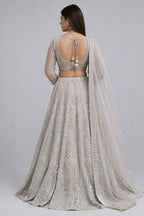 ivory lehenga dupatta