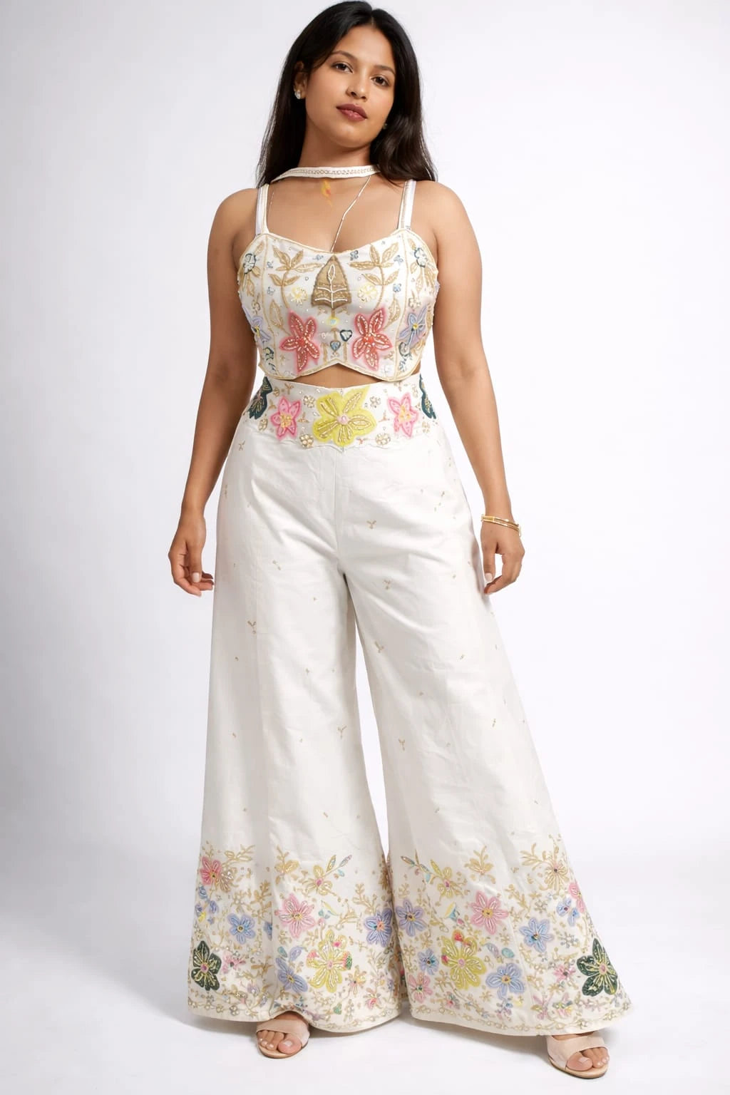 ivory jumpsuit