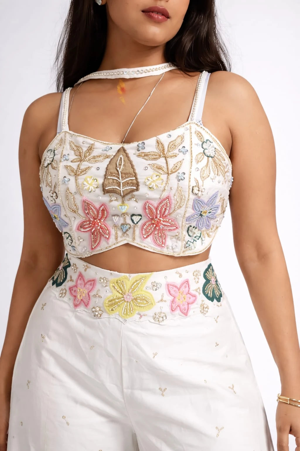 ivory jumpsuit