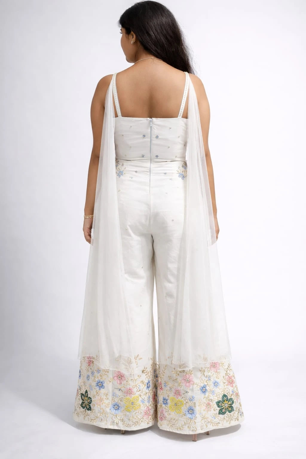 ivory jumpsuit