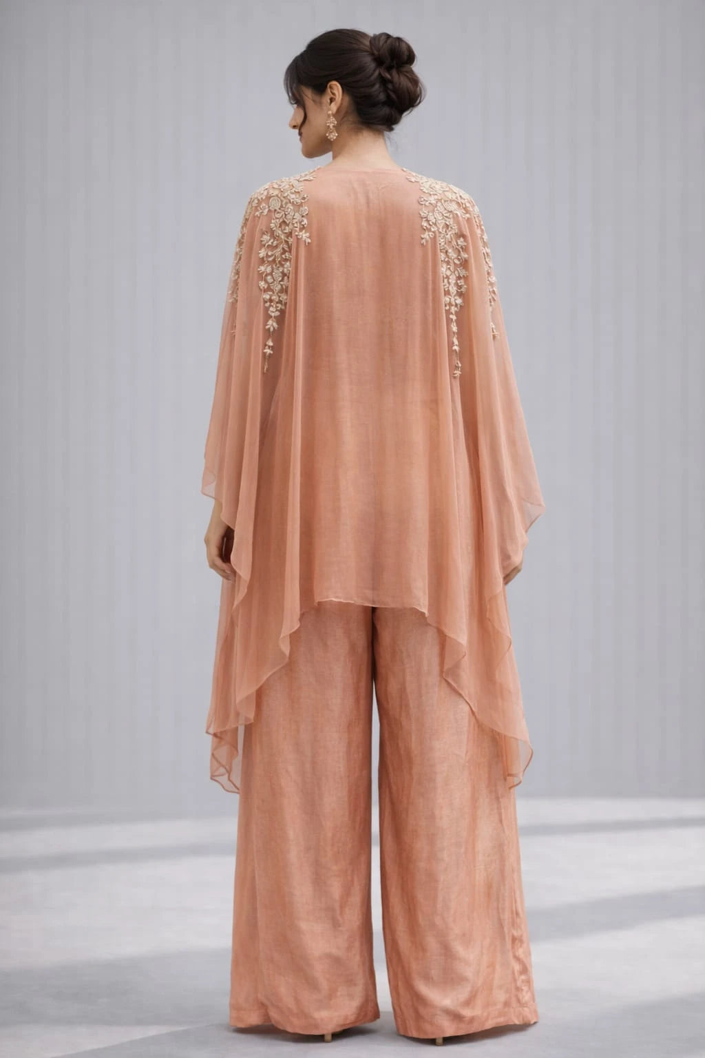 pink sharara set