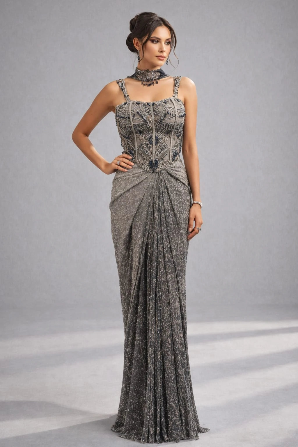 grey dhoti