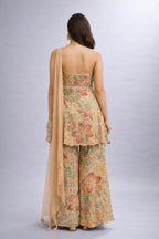 multicolor sharara set