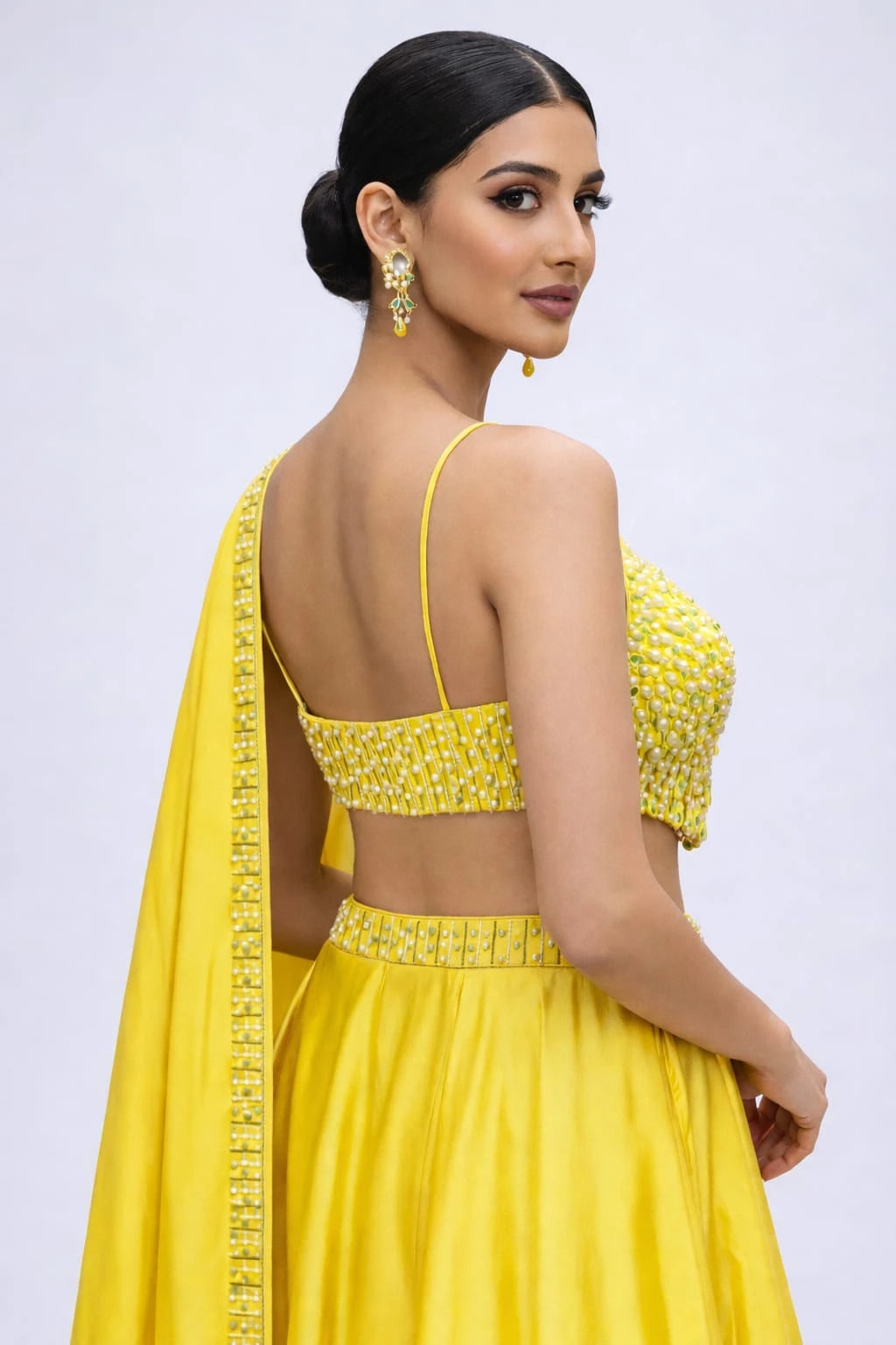 Yellow traditional outfit 