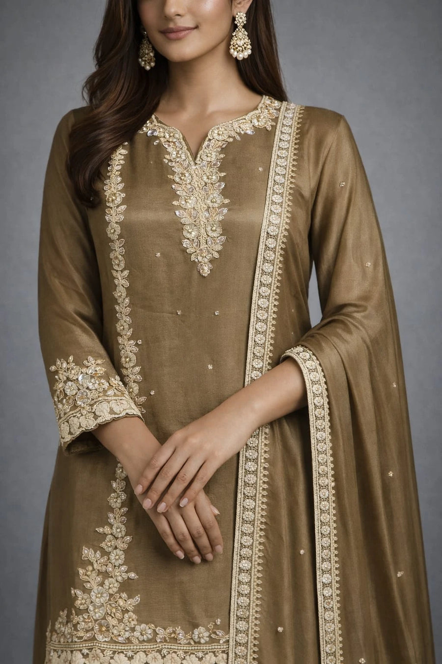 mehendi suit