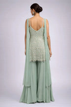firozi sharara suit