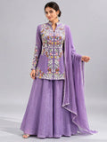 Purple traditional outfit