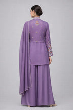 Purple traditional outfit