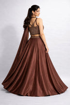  brown traditional outfit