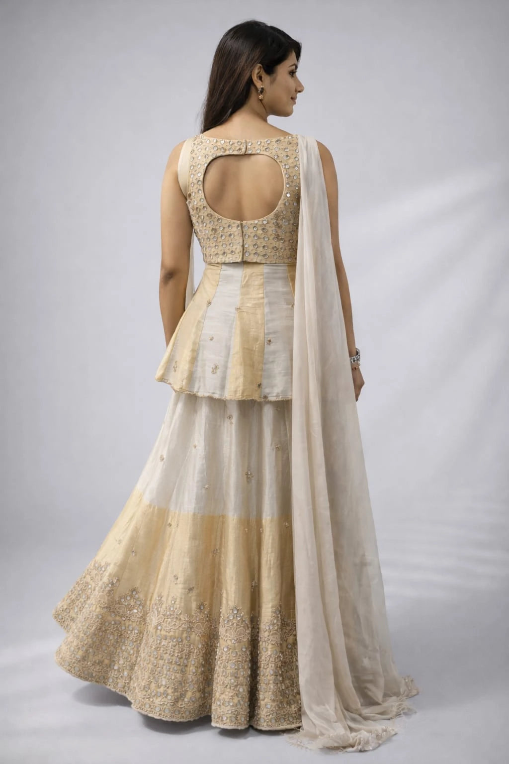 traditional outfit gold