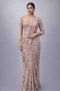 onion drape saree