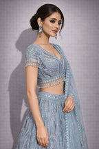  blue traditional outfit