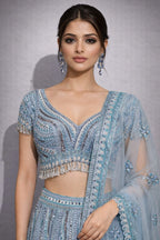  blue traditional outfit