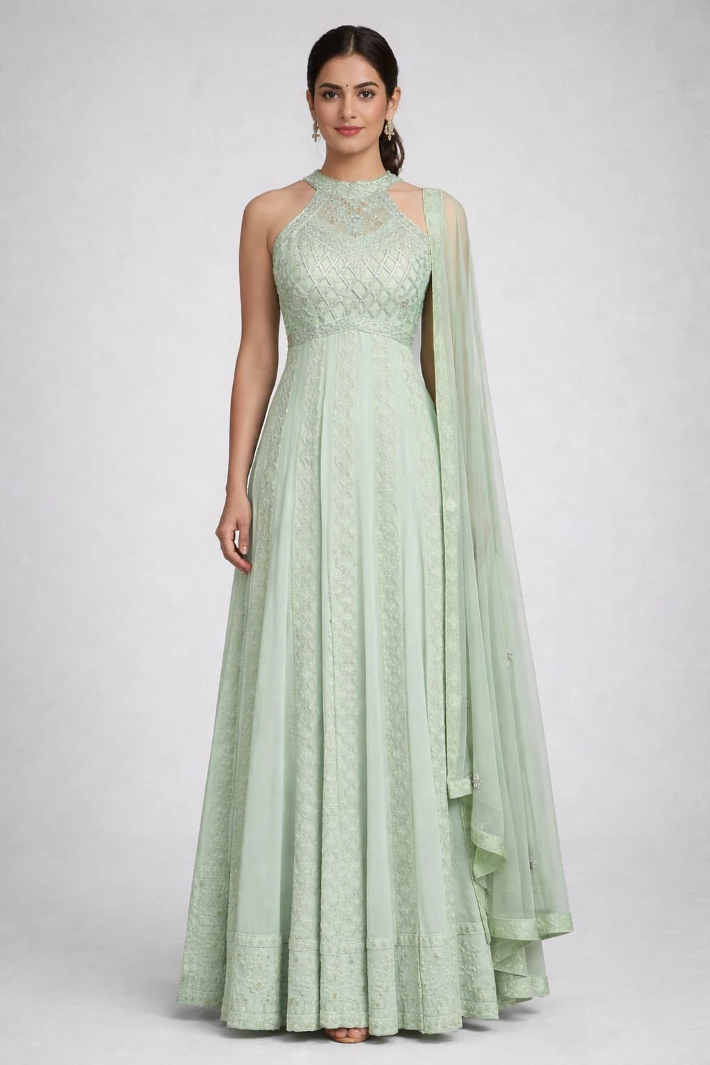 pista anarkali suit