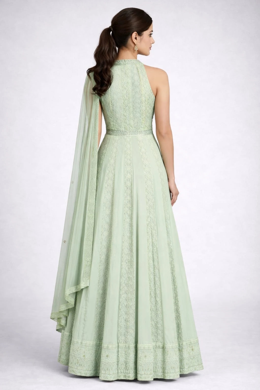 pista anarkali suit