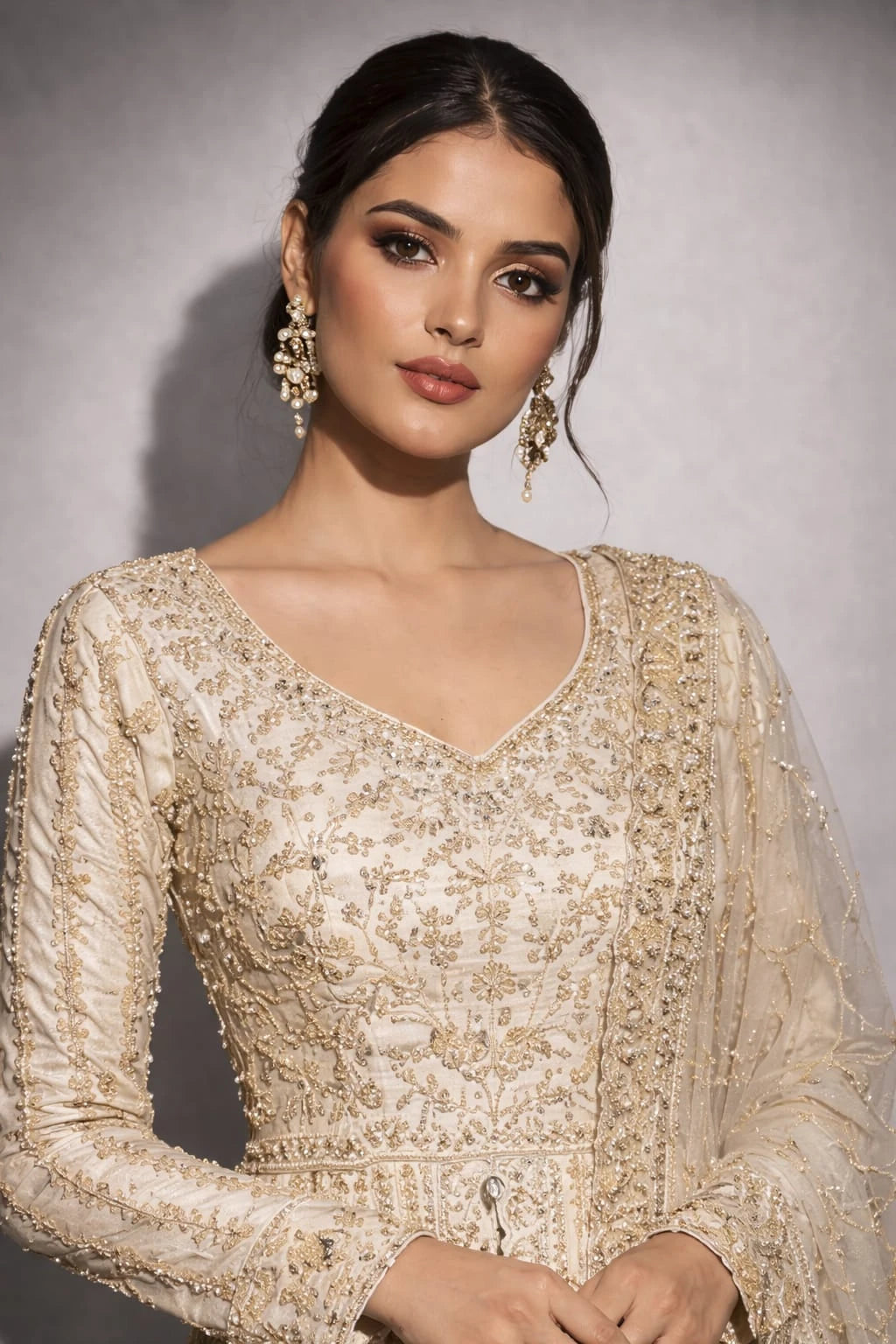 chiku anarkali indo western