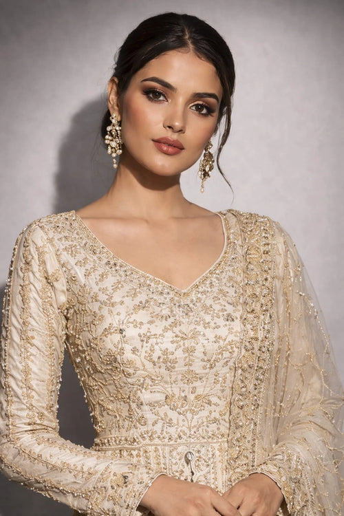 chiku anarkali indo western