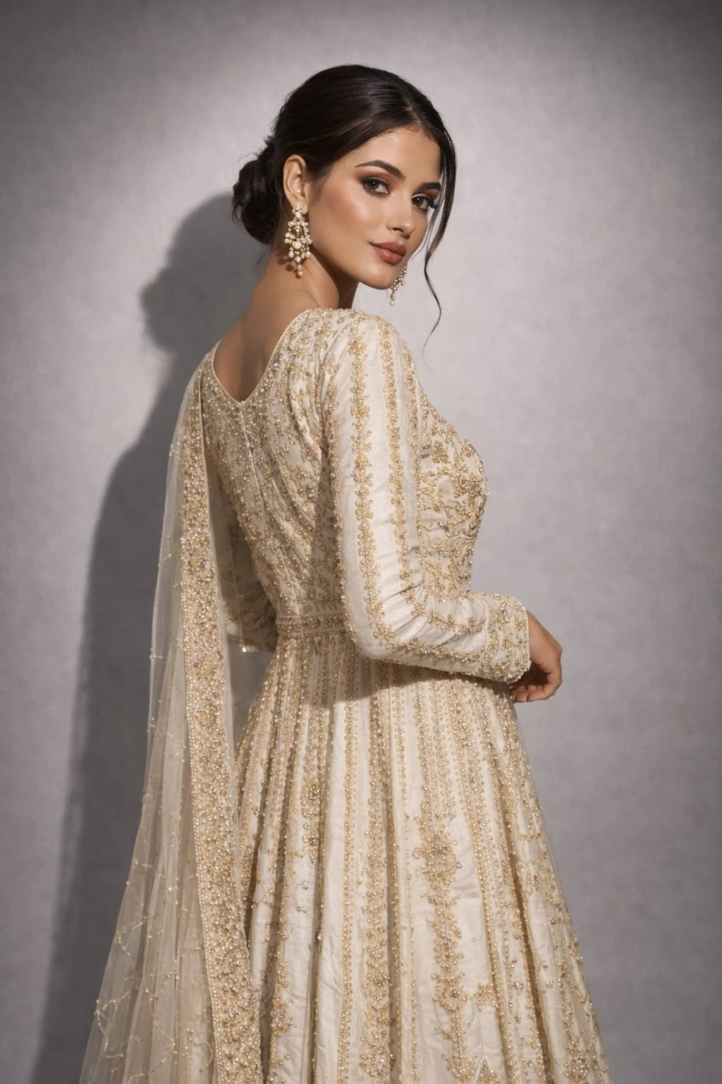 chiku anarkali indo western