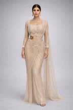 gold drape