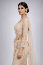 gold drape