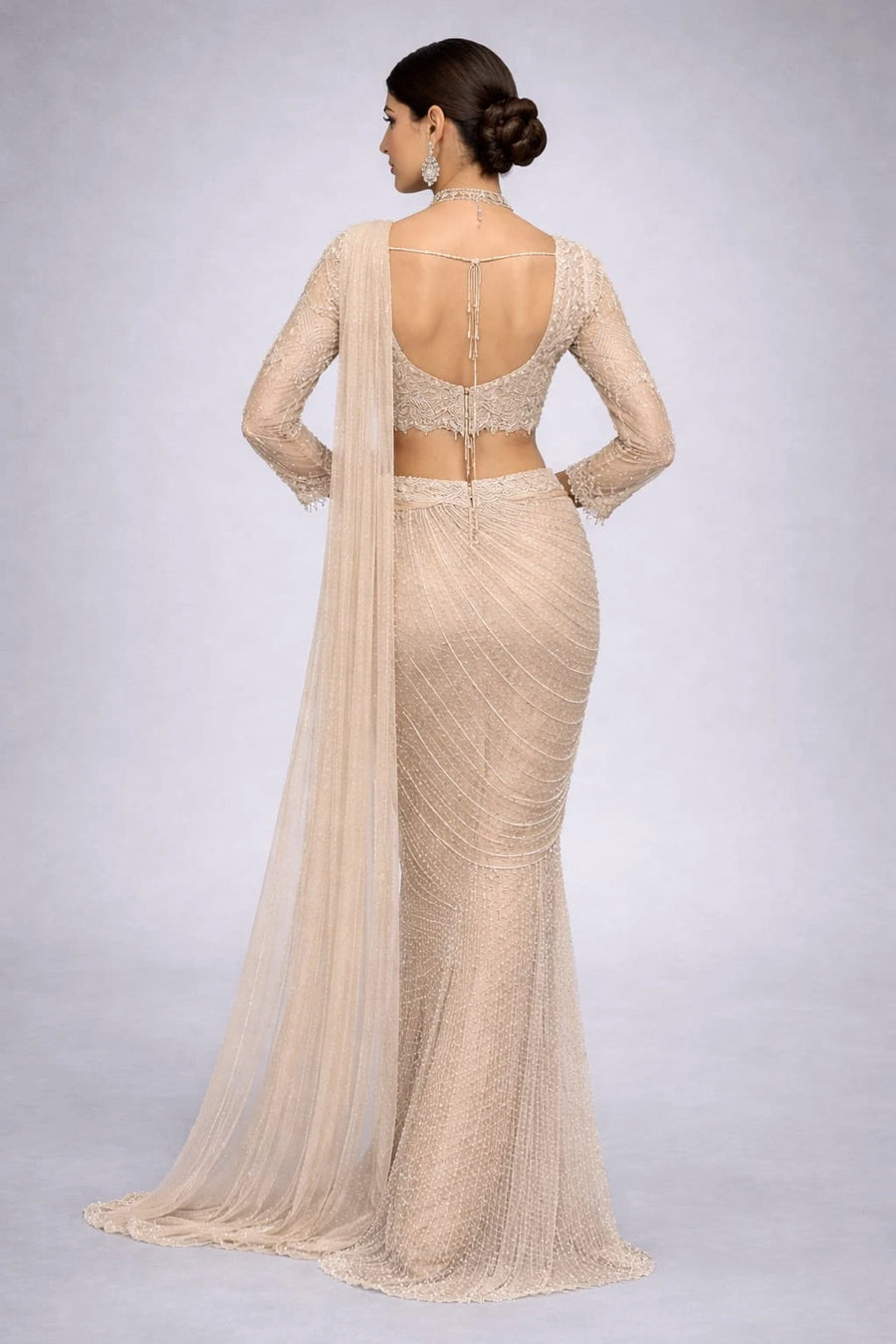 gold drape