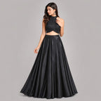 black lehenga