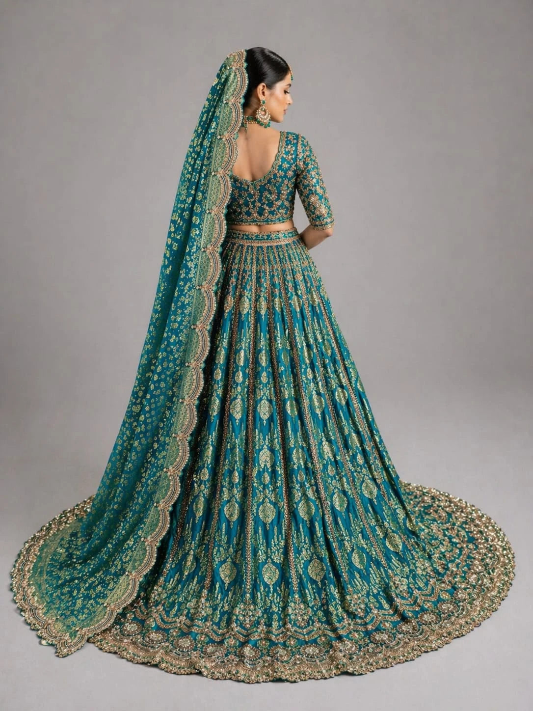 rama embroidered lehenga