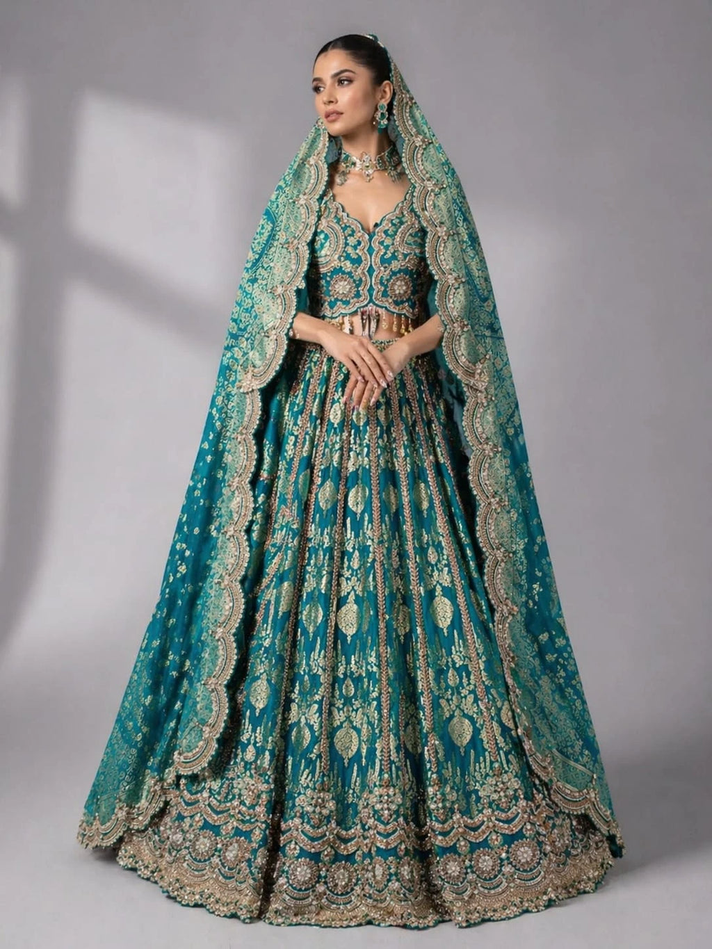 rama embroidered lehenga