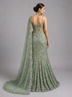 sky lehenga set