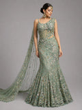 sky lehenga set