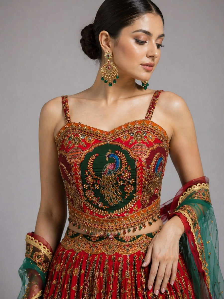 rama traditional lehenga