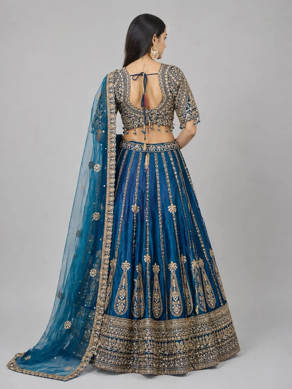 embroidered lehenga set