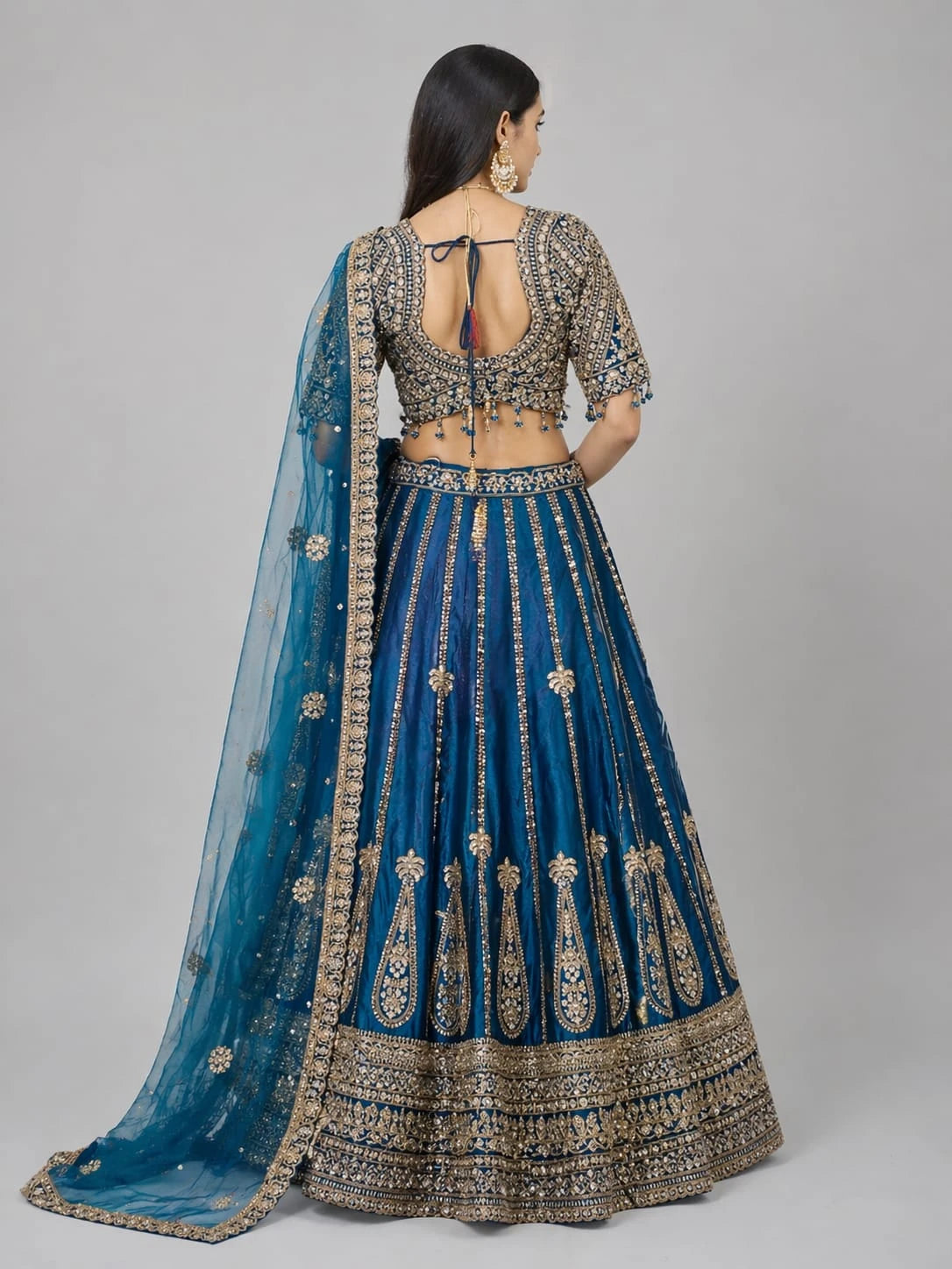 embroidered lehenga set