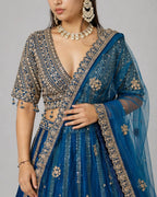 embroidered lehenga set