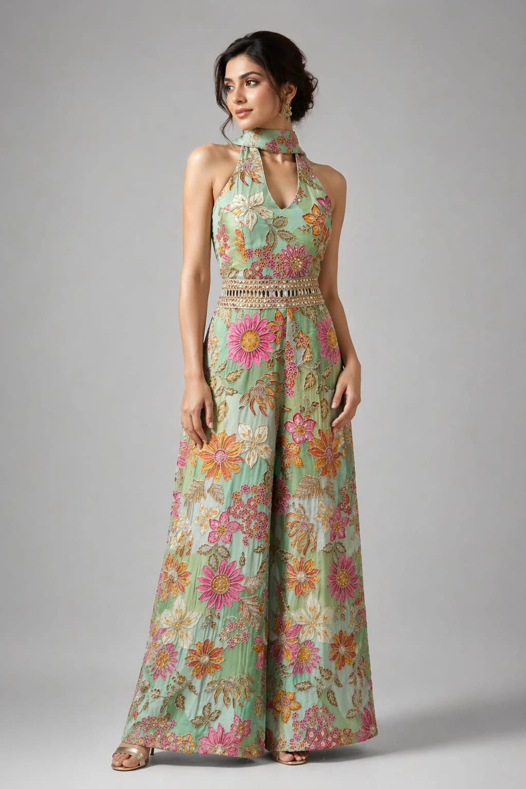 floral pista jumpsuit
