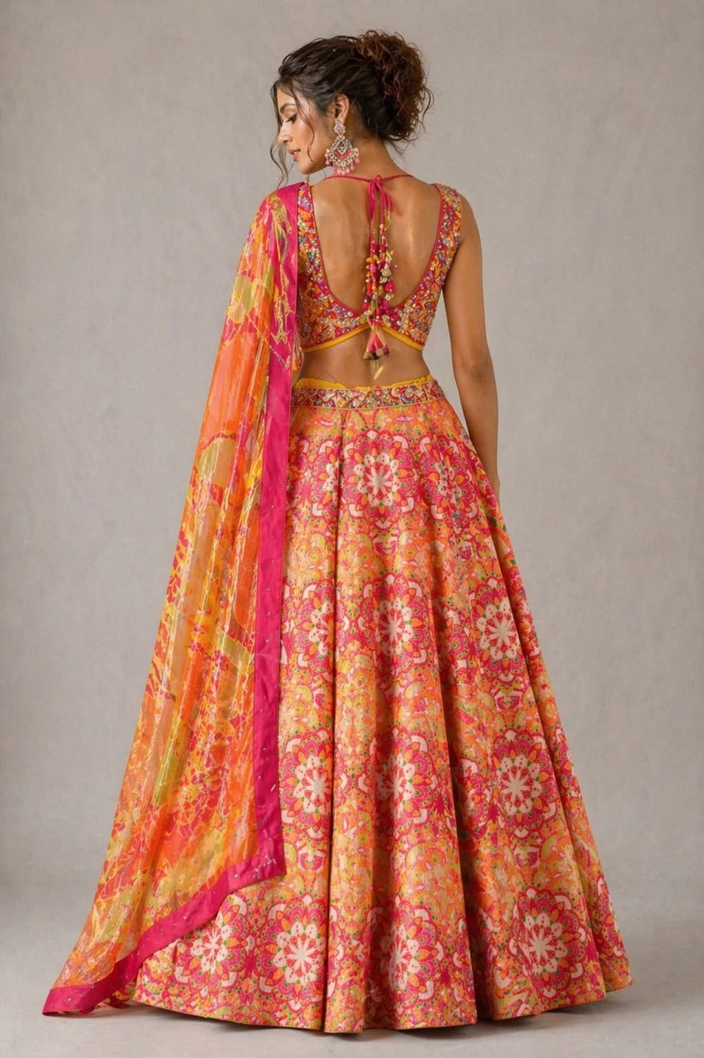 printed lehenga set