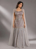 mauve gown