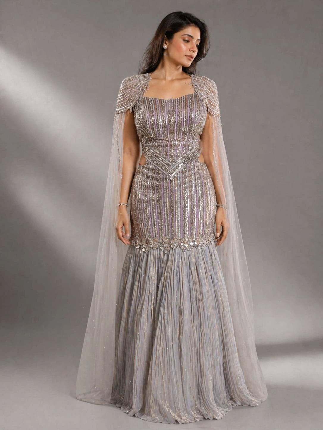 mauve gown