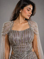 mauve gown