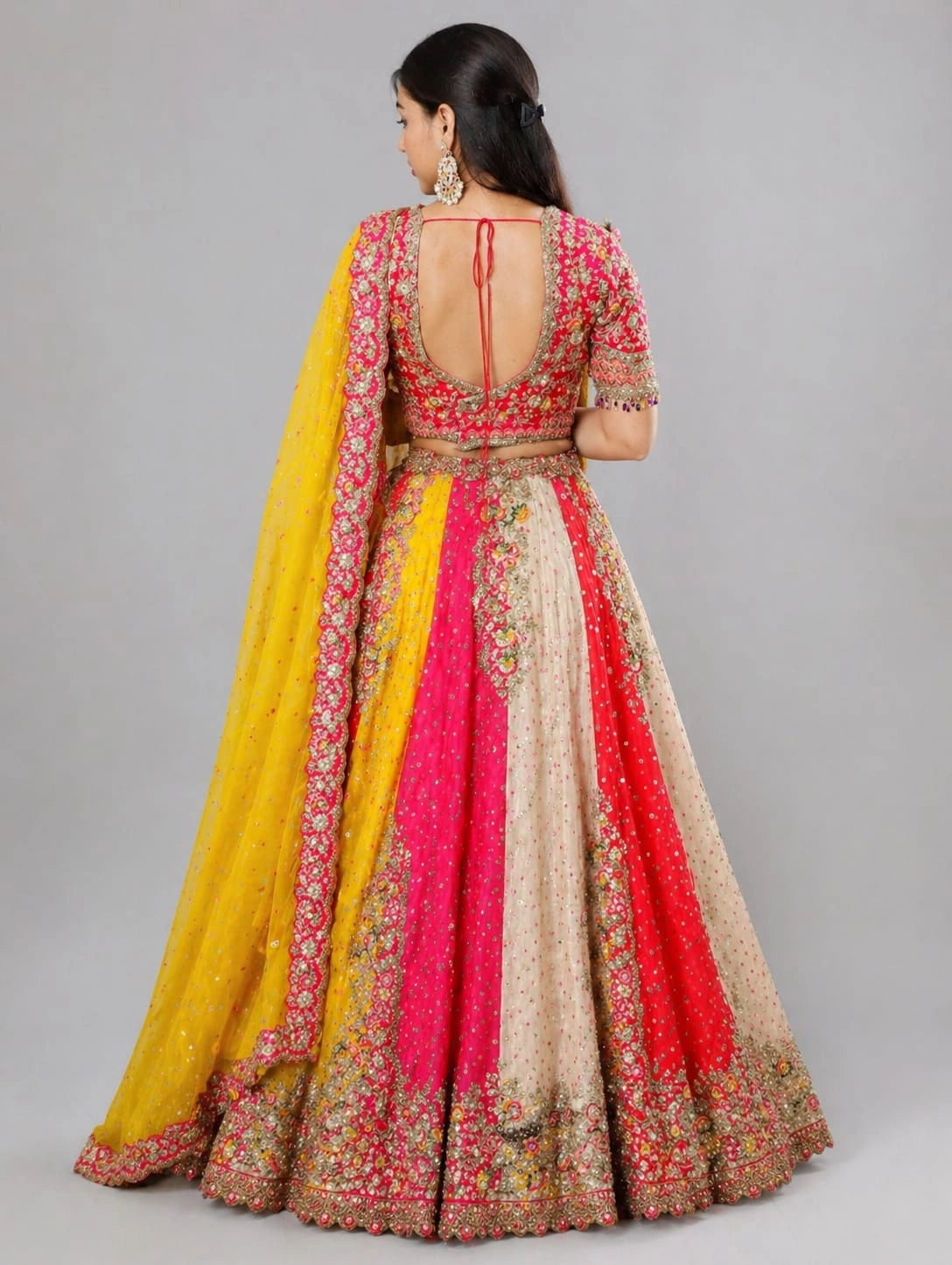 multicolor lehenga