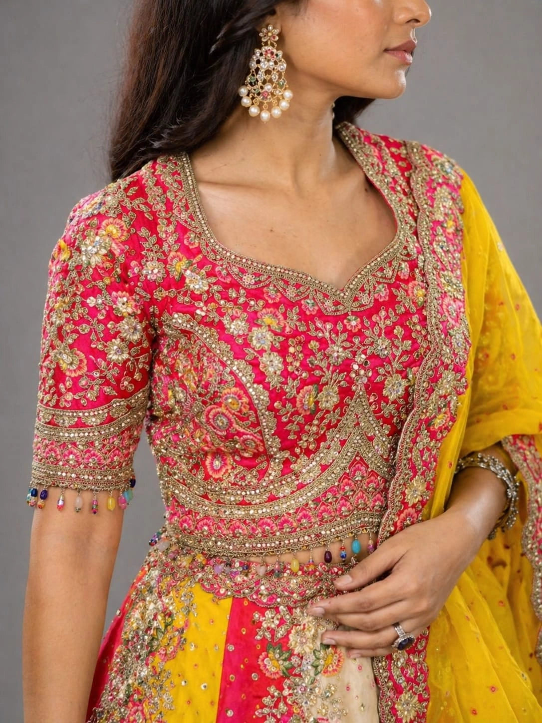 multicolor lehenga