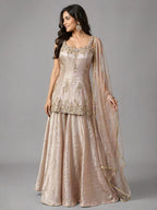 pink designer sharara