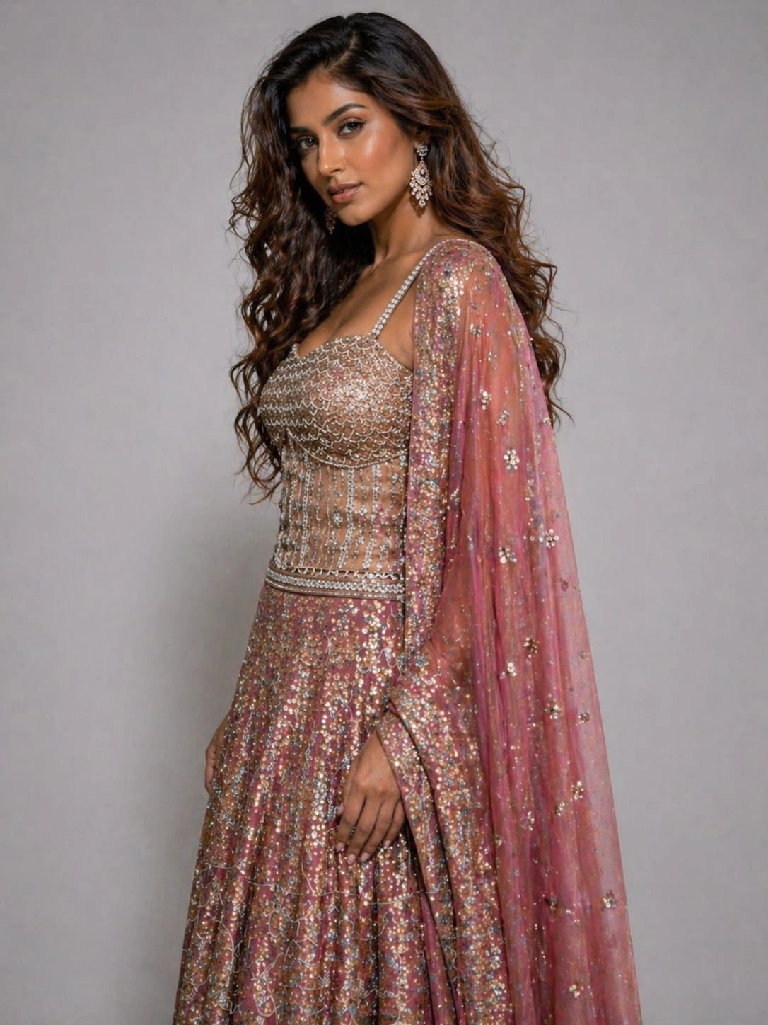 corset blouse lehenga,
