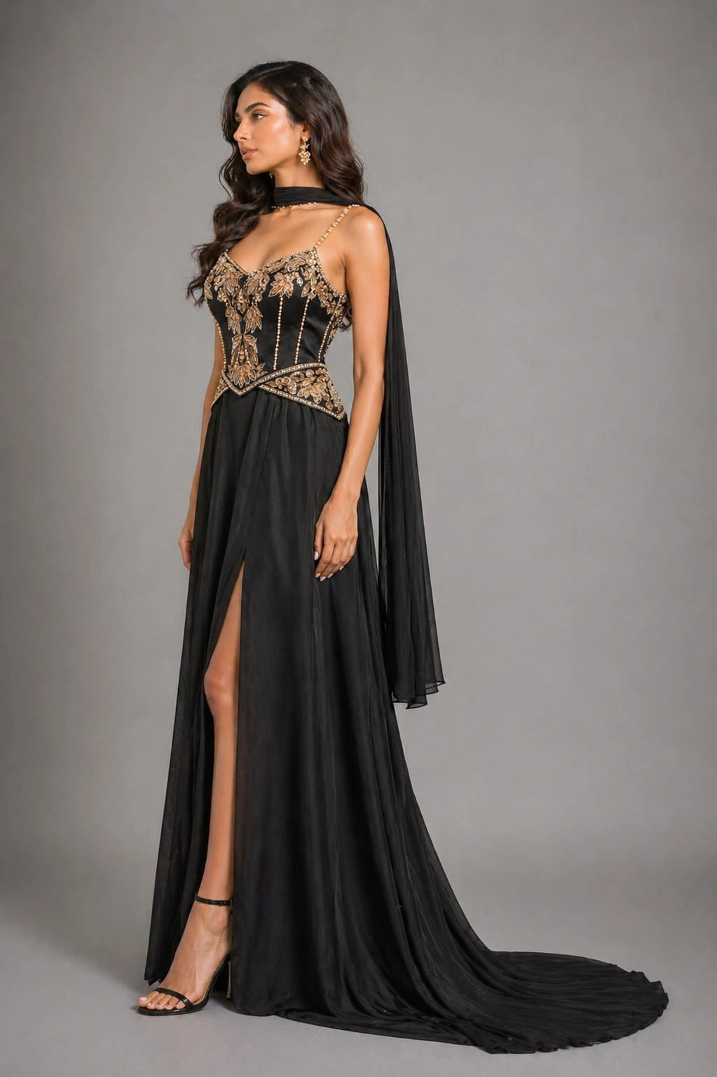 black western dress