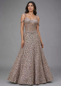 floral pink lehenga