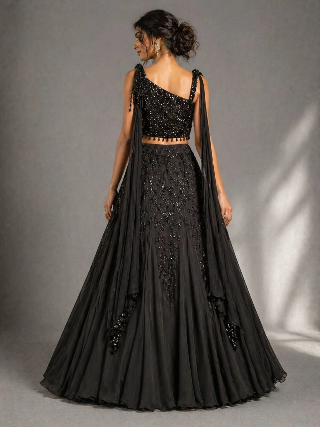 lehenga black 